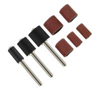 CTIRCHIU 102 piezas Bandas Lijado para Manicura con Mandril Tambor Bandas Abrasivas Elásticas para Herramienta Rotativa Accesorios Duraderos para Pulido y Limado de Uñas Profesionales