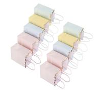 CTIRCHIU 10piezas Bolsas De Papel Coloridas Para Fiestas Diseño De Macarón Como Bolsitas De Dulces Para Shower Cumpleaños y Celebraciones