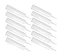 CTIRCHIU 12 Tubos de Calafateo Reutilizables Recargables y Prácticos de Pe Blanco Gran Capacidad para Sellado Hogar para Trabajos de Mantenimiento