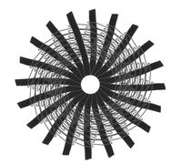 CTIRCHIU 24 Pinzas para Peluca Peines Metálicos de 7 Dientes, Clips para Extensiones de Cabello y Pelucas, Negro, Ajuste Seguro y Red Integrada, para Mujeres, Uso Diario y Fiestas