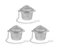 CTIRCHIU 3 Piezas Cesta de Limpieza Ultrasónica Función de Limpieza Versátil de Acero Inoxidable Cesta de Vapor para Joyas y Relojes para Accesorios Hogar