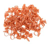CTIRCHIU 300piezas Anillos de Pegamento para Pestañas Postizas Soporte de Pegamento para Extensiones de Pestañas Herramienta de Belleza para Uso Doméstico y Profesional Color Transparente