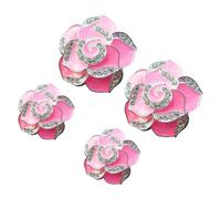 CTIRCHIU 4 Piezas Clips de Ventilación para Flor Ambientador de Aire con Creativo de Decoración Interior de Vehículo Accesorios de Auto para Aromatizar y Embellecer el Habitáculo