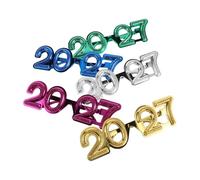 CTIRCHIU 5 Piezas Gafas para Fiesta de Año 2027, Accesorio Ligero para Photobooth Diseño Vibrante y Tamaño 20.80x14.00x6.00cm, Adecuado para Celebración de Graduación
