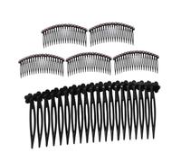 CTIRCHIU 6piezas Peine Cabello Peines Franceses Gemas de Imitación Accesorios Decorativos para Mujer para Boda y Eventos Elegantes