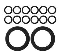 CTIRCHIU Anillo de Sellado de Goma Negro 30 Piezas Absorción de Impactos y Fácil Instalación para Sensor de Aparcamiento Coche para Radar Inverso