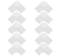 CTIRCHIU Conector de Plástico para Zapatero y Muebles, 10 Piezas, Fácil de Desmontar, Color Blanco, Compatible Tubo de Conexión de 19mm, Adecuado para Soluciones de Almacenamiento Hogar