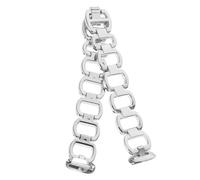 CTIRCHIU Correa Reloj Inteligente De Acero Inoxidable Hueca y Transpirable Brazalete Compatible Con Fitbit Luxe Diseño Moderno Para Uso Diario y Formal