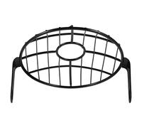 CTIRCHIU Cubierta de Malla Retro para Faro de Motocicleta Estilo Chopper Café Racer en Hierro Negro Instalación Rápida y Diseño Vintage Único