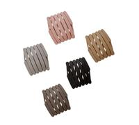 CTIRCHIU Diadema Plegable Dientes Pelo, 5 Piezas, Plástico Resistente, Diseño Creativo, Apta para Deportes y Uso Diario en Mujeres y Hombres