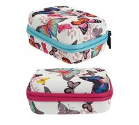 CTIRCHIU Estuche Portátil para Aceites Esenciales 12 Compartimentos 15 Ml, Bolsa Doble Cremallera, Organizador para Botellas, Set 2 Piezas (Azul y Rosa) para Viaje y Almacenamiento
