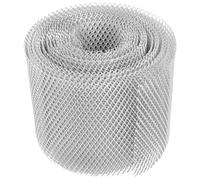 CTIRCHIU Filtro de Canalón en Rollo de Malla de Aleación de Aluminio 15Cm X 600Cm, Protector para Canaletas y Desagües, Fácil Instalación para Uso en Jardines y Hogares