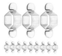 CTIRCHIU Llave Multifunción Desmontable para Fontanería 1/2 Diseño Hueco Hexagonal, Protector de Mangueras Corrugadas, 20 Unidades para Reparación de Grifos y Tuberías en Baños y Cocinas