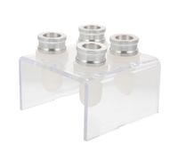 CTIRCHIU Molde para Hacer Lápiz Labial de Silicona, Herramienta para Moldear Crema de Labios Fácil de Desmoldar, Kit de 4 Moldes para Pintalabios Personal y Uso Doméstico