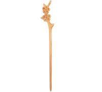 CTIRCHIU Palillo Cabello de Madera Durazno para Niñas, Accesorio para Peinados Simples, Adecuado para Fiestas y Bailes Varios estilos