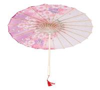 CTIRCHIU Paraguas Japonés Clásico De Papel De Aceite Retro, Estilo Vintage, Mango De Madera Pulida, Para Cosplay, Bodas y Fotografía, Decoración Festiva, Tamaño Único