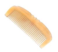 CTIRCHIU Peine Antiestático Diseño Vintage Cabello de Cuerno de Oveja Natural Masaje Cómodo y Estimulación de Circulación Sanguínea y Material Duradero