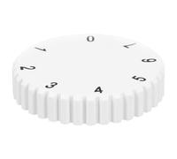 CTIRCHIU Perilla de Termostato para Frigorífico Blanco de Plástico, Diseño Ligero y Seguro, Accesorio de Reemplazo para Control de Temperatura en Congelador