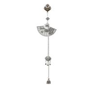 CTIRCHIU Pin de Clip con Forma de Abanico Vintage en Aleación Plata, Estilo Chino para Ropa de Mujer en Cualquier Ocasión, Fácil de Colocar y Llamativo