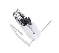 CTIRCHIU Prensatelas para Máquina de Coser con Guía de Acolchado, Pie Móvil Atornillado de Plástico Duro y Metal, Evita el Desplazamiento de Tela para Costura y Quilting