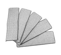 CTIRCHIU Recambios de Mopa de Fibra 12x38 Cm, 5 Almohadillas Reutilizables para Trapeador Plano, Almohadilla de Repuesto para Fregona, Limpieza de Suelos Húmedos y Superficies Lisas