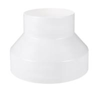 CTIRCHIU Reductor de conductos ABS 150mm hembra a 100mm blanco, conector de conducto para secadora y campana extractora, sturdy y de larga duración