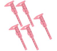 CTIRCHIU Regla de Medición para Cejas de Plástico Rosa 80mm Calibrador Deslizante Portátil para Medir Distancia entre Cejas Herramienta Precisa para Microblading