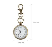 CTIRCHIU Reloj de Enfermera Colgante Vintage Grande Azul Antiguo, Reloj de Bolsillo para Mujer Aleación Durable, Adecuado para Enfermería, Estudiantes y Exámenes, Accesorio Médico Práctico