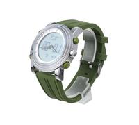CTIRCHIU Reloj Digital Multifuncional Luminoso Correa de Silicona Ajustable para Estudiantes Uso Deportivo Nocturno Color Verde S9368g