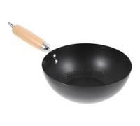 CTIRCHIU Sartén Pequeña Wok Japonesa de Hierro Forjado Antiadherente y Lisa para Estufa de Gas Adecuado para Uso Doméstico y Cocina Casera