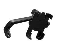 CTIRCHIU Soporte Fácil de Aleación Teléfono Motocicleta para de de Aluminio Ajustable y de Instalar de 6-10cm Compatible Retrovisores Negros para Móviles Espejos