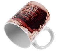 CTIRCHIU Taza de Café Creativa de Cerámica Amarilla Diseño Único y Función Múltiple para Oficina y Decoración Literaria
