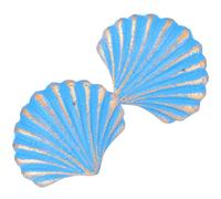 CTIRCHIU Tiradores de Puertas de Armario Vintage de Hierro en Forma de Concha, 2 Piezas, Diseño Único y Fácil Instalación para Cajoneras y Muebles