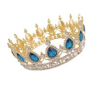 CTIRCHIU Tocado Cabello Verde de Aleación Cristales de Agua, Accesorio Delicado y Elegante para Ocasiones Obsequios y Fiestas de Baile