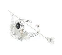 CTIRCHIU Tocado Estilo Han 2 Piezas Clásico Plateado, Horquillas Tradicionales Chinas para Cabello, Accesorios para Fotografía y Eventos, Conjunto Decorativo para Mujeres Color Aleatorio