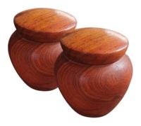 CTIRCHIU Urna Pequeña para Cenizas de Madera de Palo de Rosa Mini Urna de Recuerdo Sellada Set de 2 Unidades para Cenizas Humanas y Mascotas Compacto para Uso Memorial