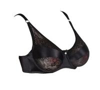 CTKOLYS Prótesis Mamaria Sujetador De Bolsillo Para Travestis Mastectomía,Negro,XXL