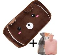 CTLH20 3 unids/set bolsa de botella de agua caliente de goma o bolsa de felpa caliente cinturón de la cubierta con cubierta calentador de manos portátil producto de calentamiento del hogar B-5