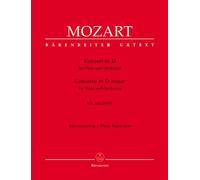 MOZART - Concierto para Flauta nº 2 (K.314) (285d) en Re Mayor para Flauta y Piano (Urtext) (Brown)