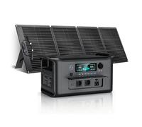 CTOLITY AP1000 Estación de Energía Portátil 1024Wh, Batería LiFeP04 1000 W Incluir Paneles Solares de 200 W, Carga Completa Rápida 1h vía, Generador Solar para Exteriores, Camping, Emergencia
