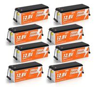 CTOLITY Batería LiFePO4 12V 200Ah, 2560Wh Litio para Camper y Solar | BMS con protección de baja temperatura, Batería Portátil y Ligera para Motor para Curricán,Barco,Off-gird