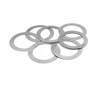 Ctongrun-Arandelas planas Arandela plana de acero inoxidable Junta de ajuste de alta precisión Ultra delgada Camilla M35 M40 M45 M50 M60 Espesor 0.1 0.2 0.3 0.5 1 mm, buena resistencia a la corrosión(