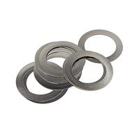 Ctongrun-Rondelle di tenuta Arandela in acciaio inossidabile 304 con spessore di 0,1 mm, pad piatto ultrasottile, 10 pezzi, Resistente all'usura (205X225X0.1)