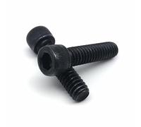 Ctongrun-Tornillos de cabeza cilíndrica UNF 0#-80 UNC 2#-56 4#-40 5# 6#-32 8#-32 10#-24 Black Grade 12.9 Steel Hex Hexagon Socket Allen Head Cap Bolt Screw, Duradero y resistente(5/16",50pcs UNC 5-40)