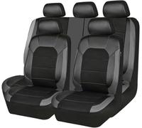Ctpyoks Juego de Fundas de Cuero para Fiat Panda 2003-2024/Fiat Panda 4x4 2004-2024, Coche Asientos Protector Cubre Delanteros y Traseros Respirable Antideslizante Coche Interior Accesorios
