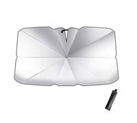 Ctpyoks Parasol Parabrisas Coche Plegable Tipo Paraguas para Volkswagen T-Roc 2017-2026, Protector Solar 10 Varillas Resistentes Bloqueo Rayos UV Aislamiento Térmico Coche,A