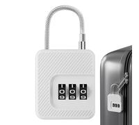 cTravel and Home Friendly: Compact Combo Lock with smooth rotating dials provides safe locking for luggage backpacks drawers cabinets and gates supporting peace of mind at home work or travel while