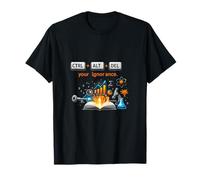 Ctrl ALT del Diseño de Ciencia de Datos de ignorancia Camiseta