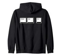 Ctrl Alt Del Teclado Sudadera con Capucha