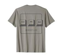 Ctrl Alt Dell Program REBOOT LIFE - Teclado gráfico Ctrl Alt Del Camiseta